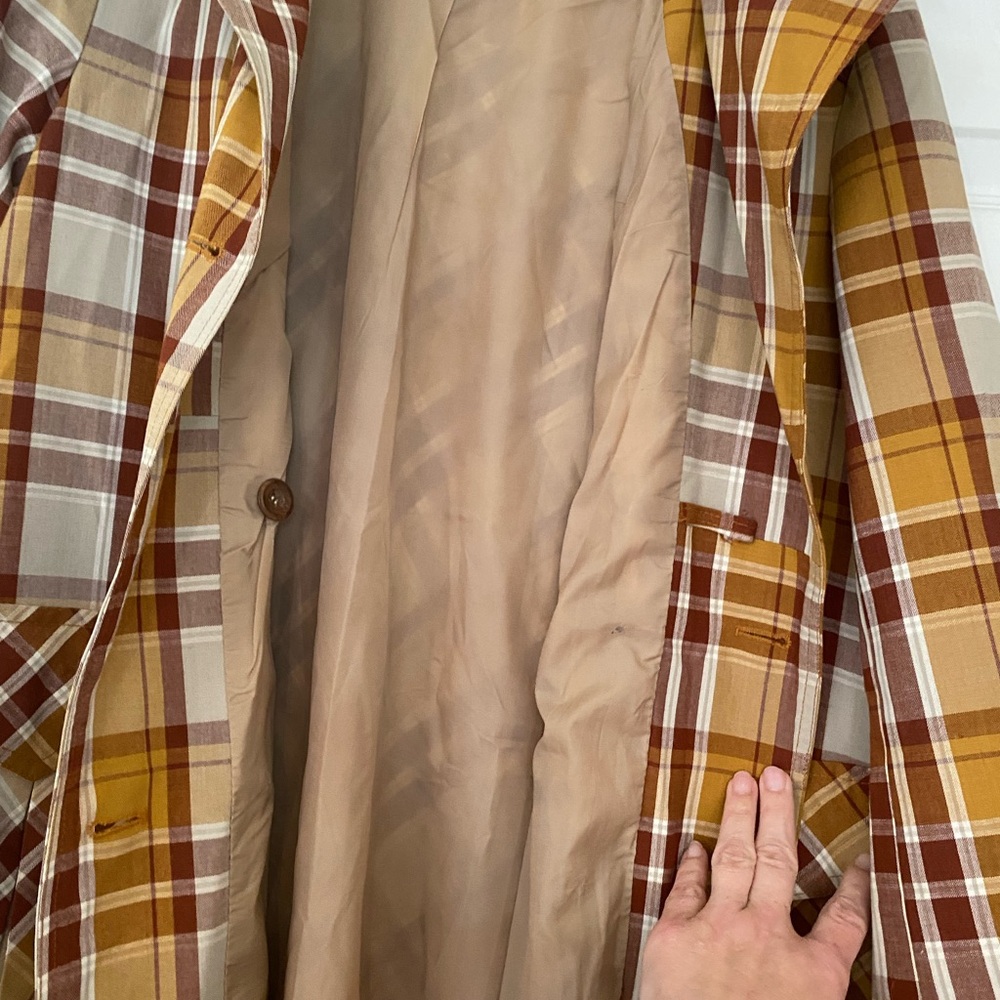 Timeless Trench coat Vintage 1970’ish Preppy  jacket Rare/distinctive buttons - Picture 7 of 13